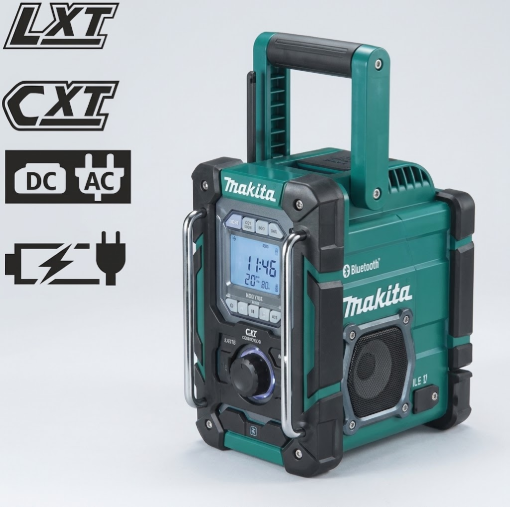 Picture of Makita Cordless Bluetooth Job Site Radio with Battery charging function, DMR300