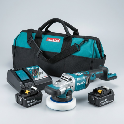 Picture of Makita Cordless 150 mm (6") Random Orbit Polisher, DPO600RTE